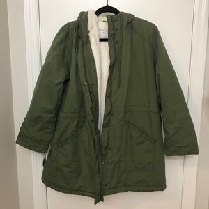 Old Navy Faux-Fur Lined Hooded Parka Coat